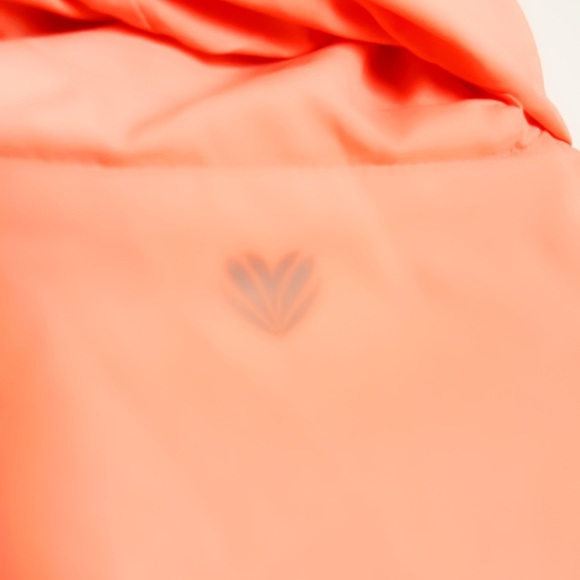 Forever 21 Xsmall Cropped running windbreaker jacket peach coral pastel - Picture 4 of 6